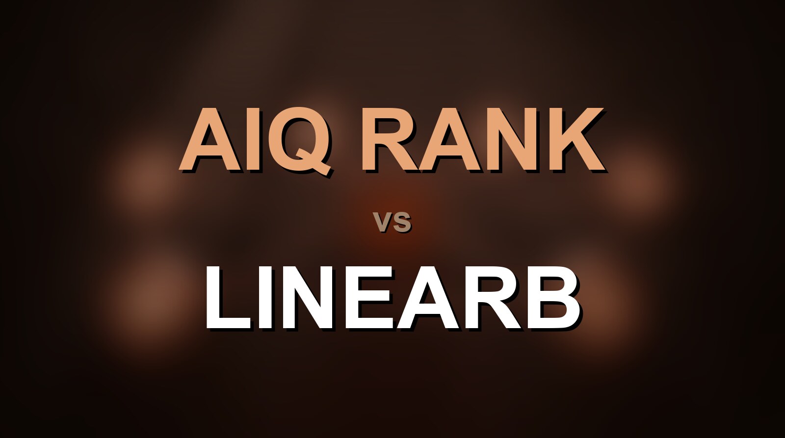 AIQ Rank vs LinearB